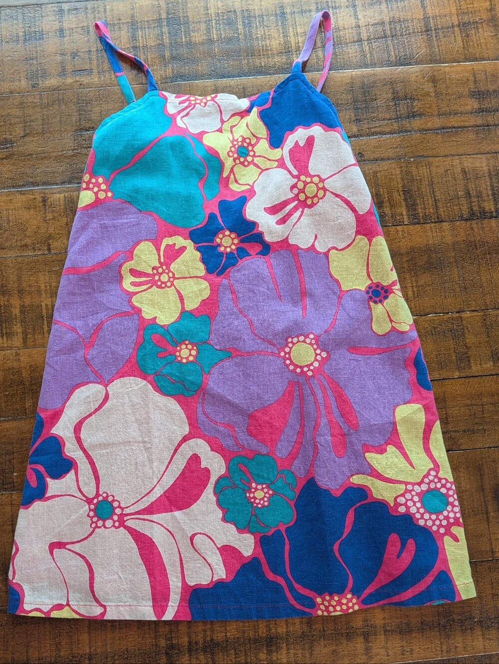 GAP NWT Girls Linen Floral Sundress in Purple, Pink, Teal, Yellow, Navy